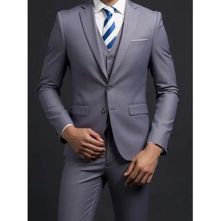 Suit (Blazer+ Vest + Trousers) Men&