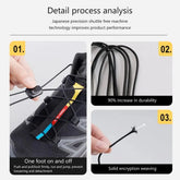1Pair Without Ties Quick Lace Kit Round Tennis Creative No Tie Shoelaces Running Sneakers Shoelaces for Salomon Shoe Accessories SHOPEZRA L.L.C.