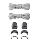 1Pair Without Ties Quick Lace Kit Round Tennis Creative No Tie Shoelaces Running Sneakers Shoelaces for Salomon Shoe Accessories SHOPEZRA L.L.C.