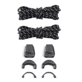 1Pair Without Ties Quick Lace Kit Round Tennis Creative No Tie Shoelaces Running Sneakers Shoelaces for Salomon Shoe Accessories SHOPEZRA L.L.C.