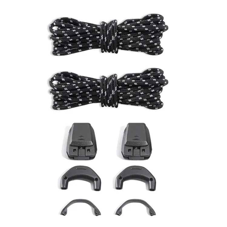 1Pair Without Ties Quick Lace Kit Round Tennis Creative No Tie Shoelaces Running Sneakers Shoelaces for Salomon Shoe Accessories SHOPEZRA L.L.C.