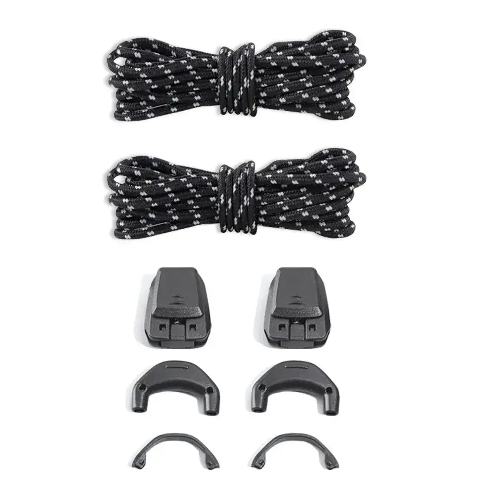 1Pair Without Ties Quick Lace Kit Round Tennis Creative No Tie Shoelaces Running Sneakers Shoelaces for Salomon Shoe Accessories by Dropshipman