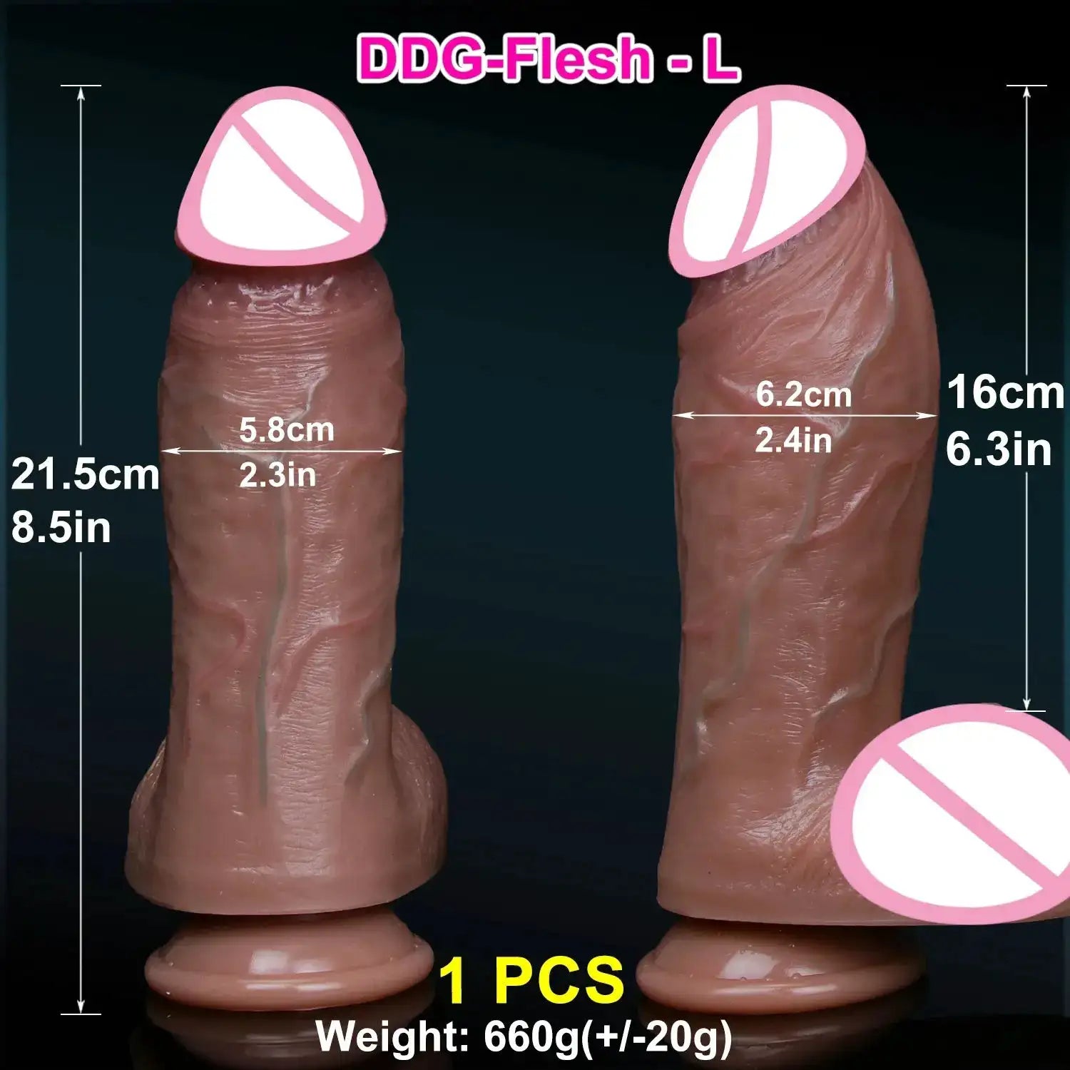 Super Realistic Soft Thick Dildo Double Silicone Big Penis Masturbators Cock Gay Anal Sex Toys for Man Woman Suction Cup Dick by Dropshipman