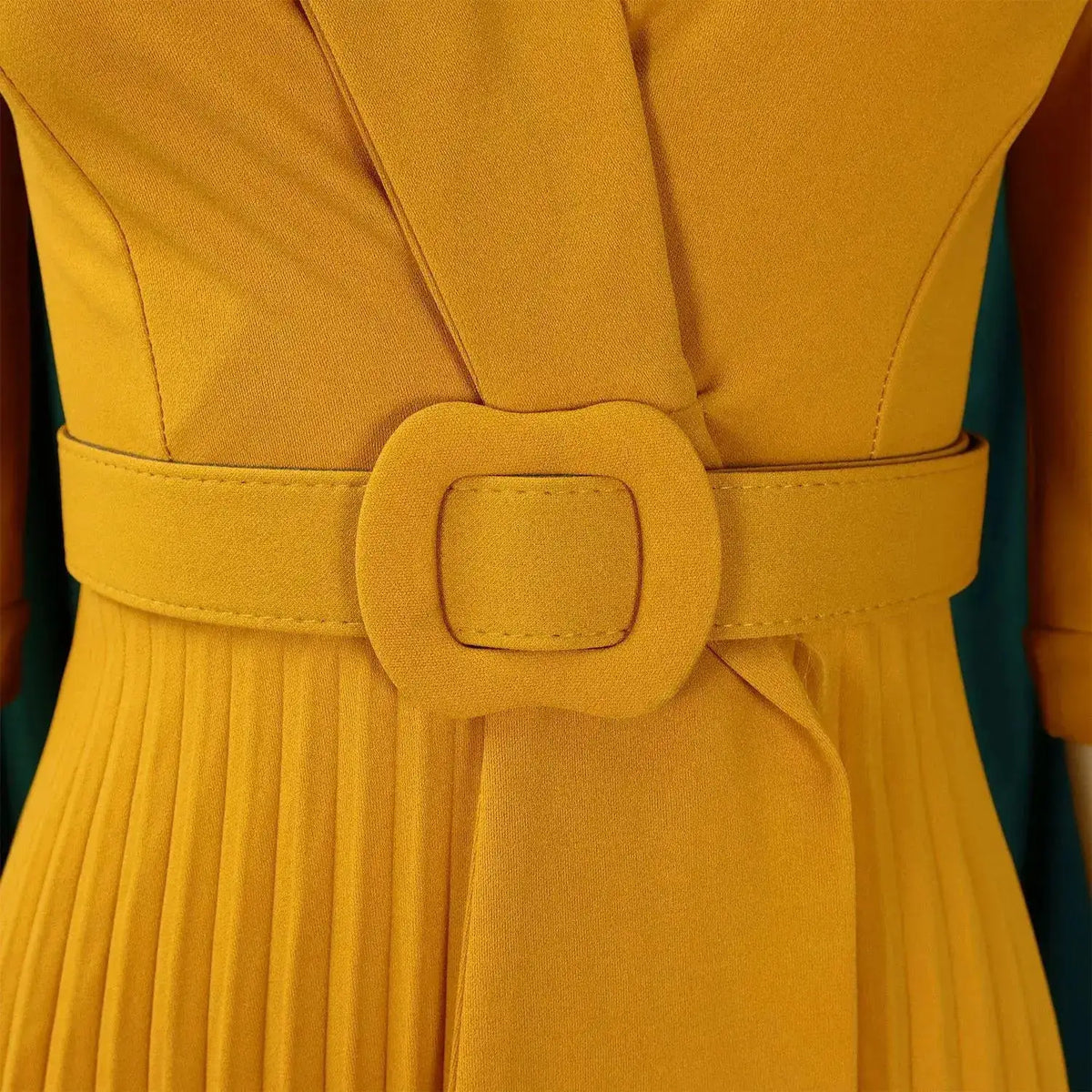 Elegant Office Ladies Dresses 2024 Autumn Fall Notched Collar Half Sleeve Belt Waisted Mid Calf Female Birthday Party Dress Midi by Dropshipman