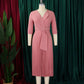 Elegant Office Ladies Dresses 2024 Autumn Fall Notched Collar Half Sleeve Belt Waisted Mid Calf Female Birthday Party Dress Midi SHOPEZRA L.L.C.