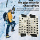 1 Pair Adjustable Stainless Steel Snow Claw Ice Grippers With System - Heavy-Duty Winter Climbing, Walking, Driving Grips Tool SHOPEZRA L.L.C.