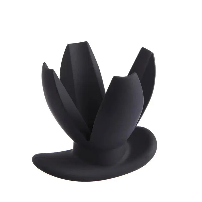 Soft silicone anal dildo and butt plug with hollow design, prostate massager, and speculum features for adult pleasure and exploration.