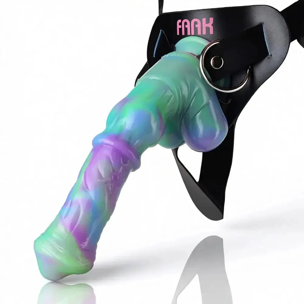YOCY Colorful Dildo 9.8 inch Lifelike Animal Horse Dildo Sex Tos With Suction Cup For Women Men Forplay Strapon Huge Anal Toy by Dropshipman