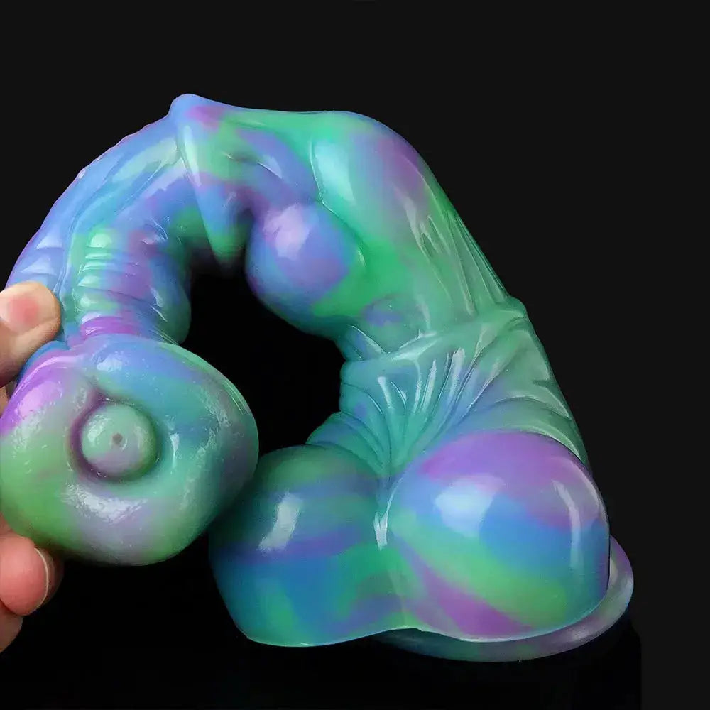 YOCY Colorful Dildo 9.8 inch Lifelike Animal Horse Dildo Sex Tos With Suction Cup For Women Men Forplay Strapon Huge Anal Toy by Dropshipman