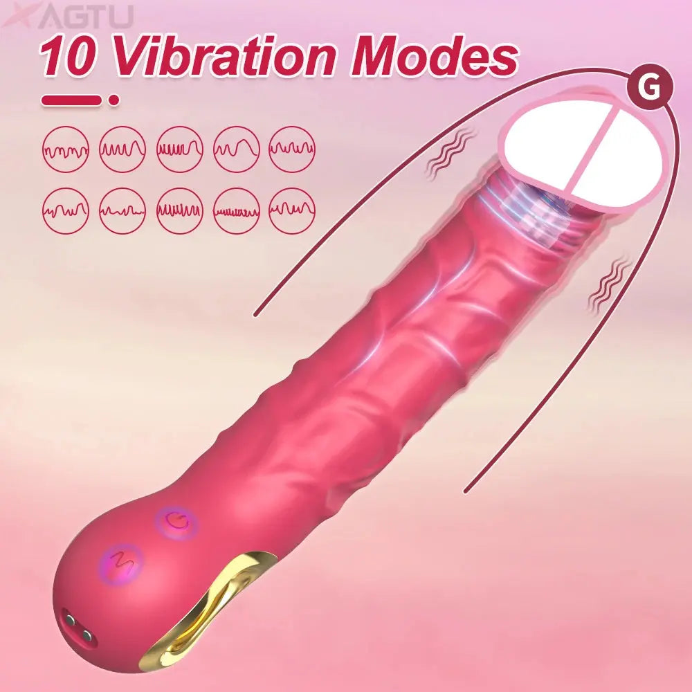 SHOPEZRA L.L.C. dildo vibrator for women with G-spot penetration, vaginal massager, and clitoris stimulator, adult sex toy.
