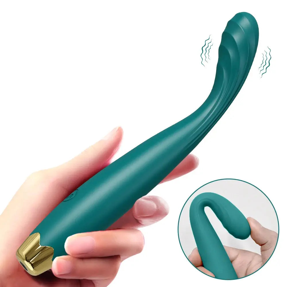 SHOPEZRA L.L.C. Dildo vibrator for women with G-spot and clitoral stimulation, vaginal massager and adult sex toy.