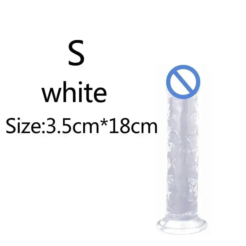 Jelly Dildo 6 sizes Penis Adjustable Strapon Dildo Realistic Sex Toys For Lesbian Women Couples Suction Cup Dildo Pants by Dropshipman