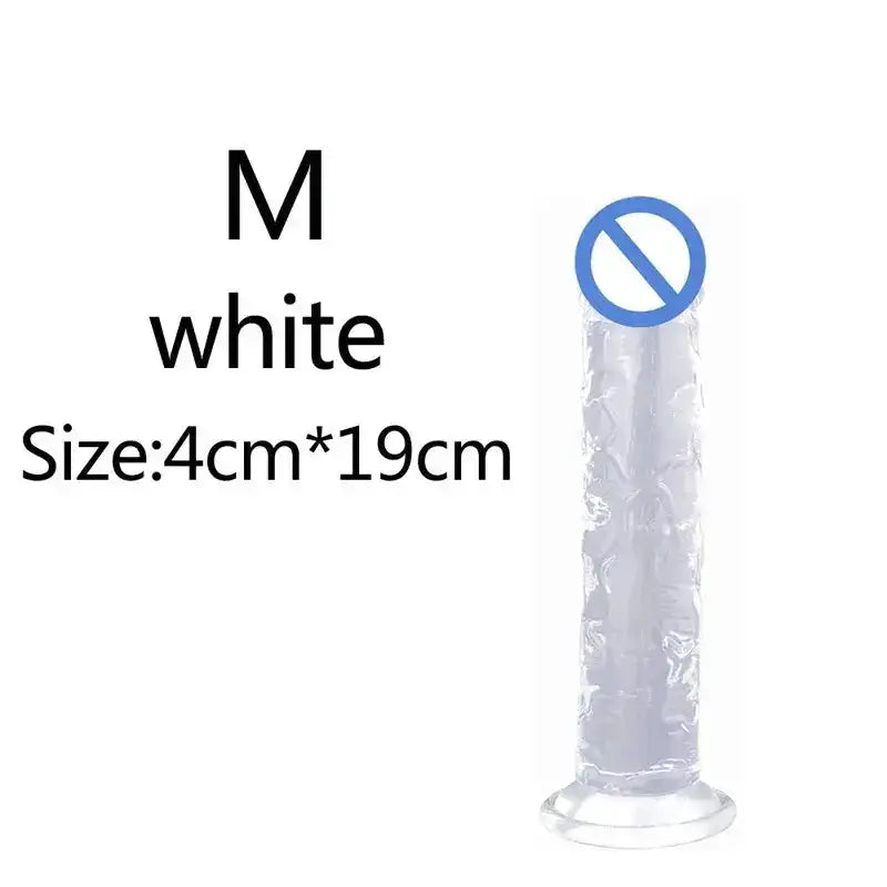 Jelly Dildo 6 sizes Penis Adjustable Strapon Dildo Realistic Sex Toys For Lesbian Women Couples Suction Cup Dildo Pants by Dropshipman