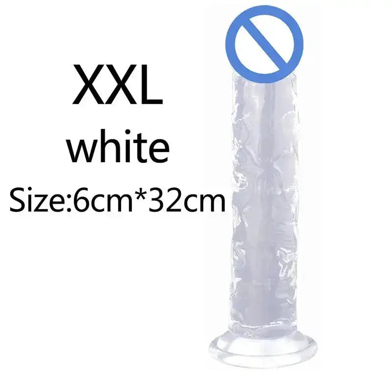 Jelly Dildo 6 sizes Penis Adjustable Strapon Dildo Realistic Sex Toys For Lesbian Women Couples Suction Cup Dildo Pants by Dropshipman