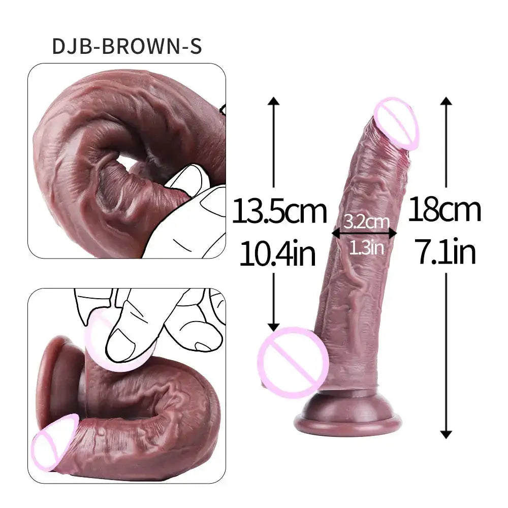 Realistic Dildo for Women Men Liquid Silicone Simulation Penis Butt Plug Thick Dick Sex Shop Big Peni Anal Penetration Sex Toys by Dropshipman