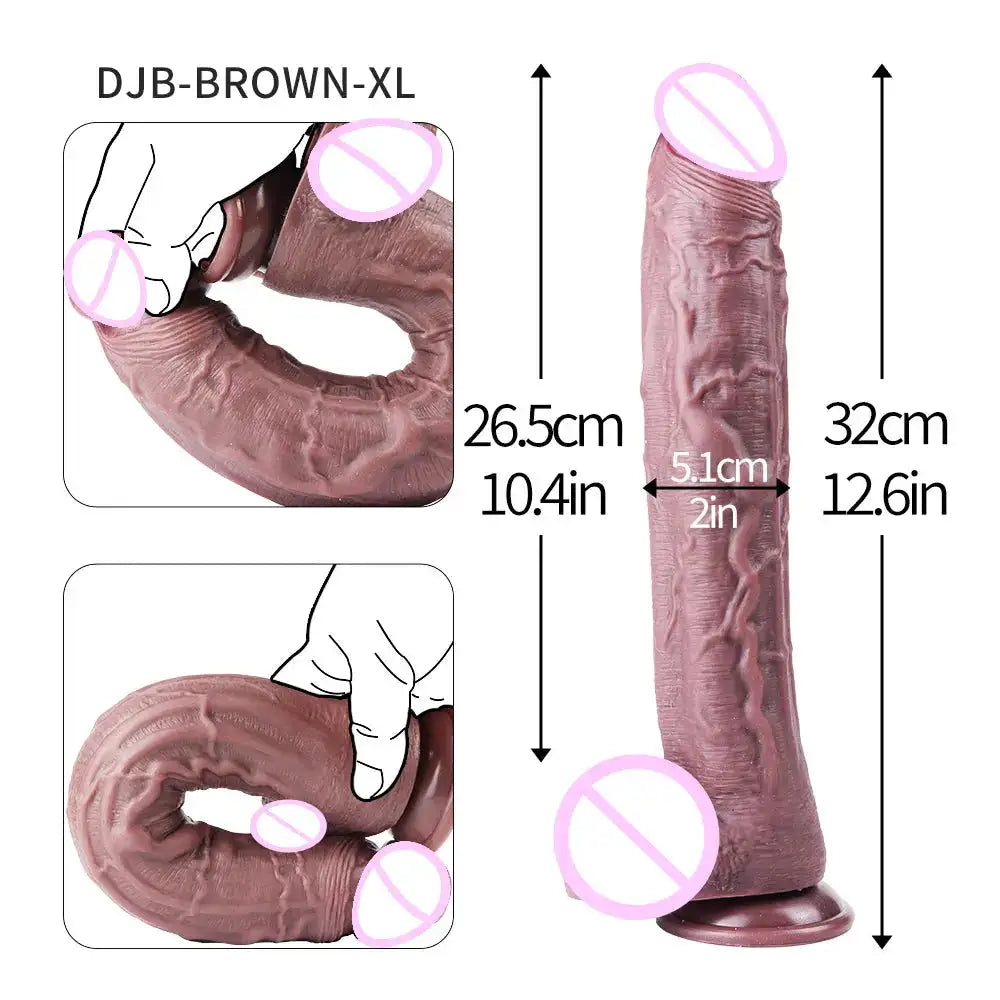 Realistic Dildo for Women Men Liquid Silicone Simulation Penis Butt Plug Thick Dick Sex Shop Big Peni Anal Penetration Sex Toys by Dropshipman