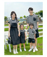 Dress 2025 Woman Family Couple Matching Clothes Parent-child Shirt Sibling Brother Sister Outfits Mom Daughter Dress Dad Son T SHOPEZRA L.L.C.