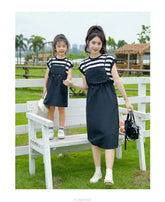 Dress 2025 Woman Family Couple Matching Clothes Parent-child Shirt Sibling Brother Sister Outfits Mom Daughter Dress Dad Son T SHOPEZRA L.L.C.