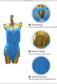 Dress For Dancing Female Dance Suit Evening Dress Latin Competition Costume 2026 Elegant Party Wear Sports Fringed Clothes SHOPEZRA L.L.C.
