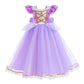 Girl Elsa Anna Dress Princess Costume Snow Queen Dress Baby Halloween Ariel Carnival Clothes Kids Cosplay Clothes Party Clothing SHOPEZRA L.L.C.