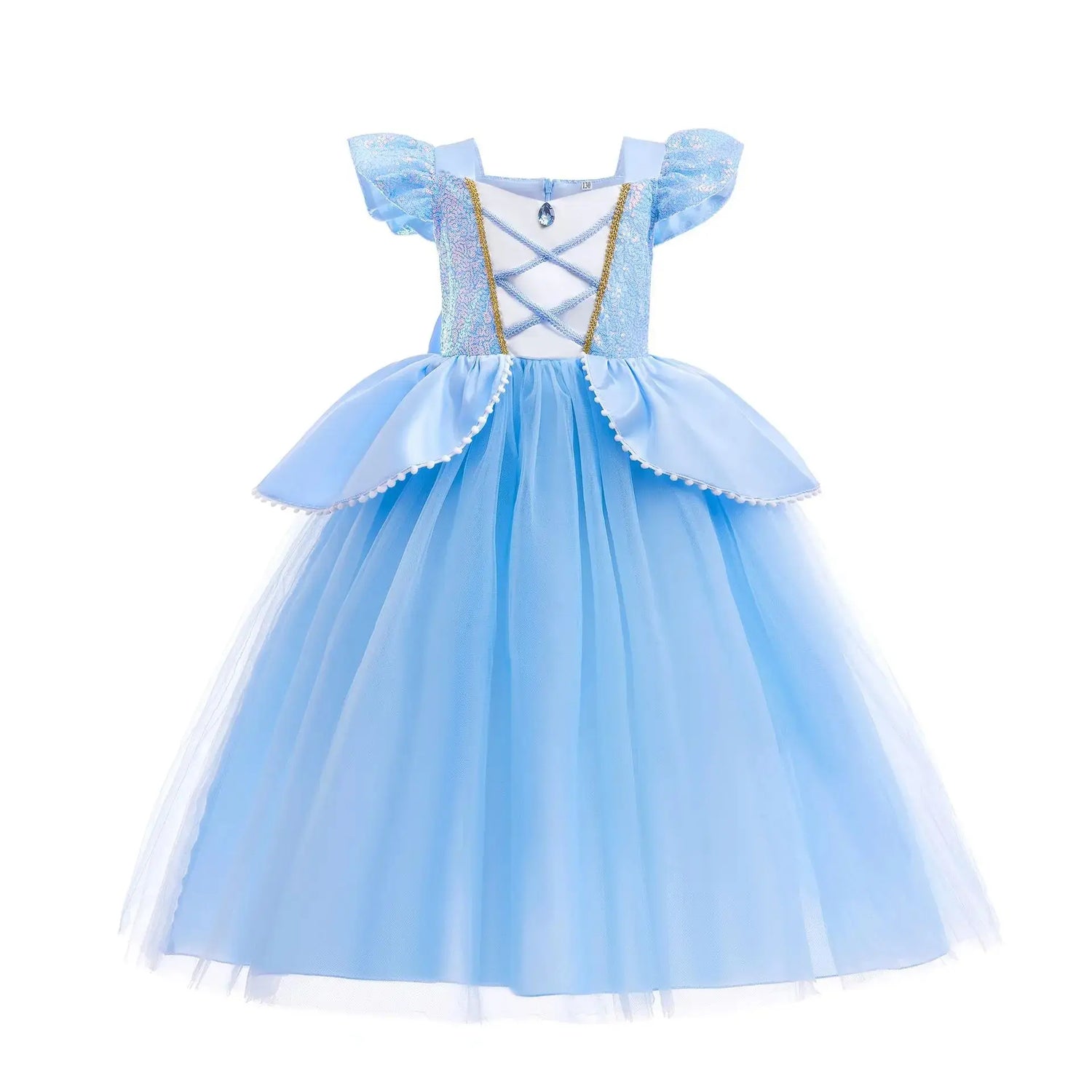 Girl Elsa Anna Dress Princess Costume Snow Queen Dress Baby Halloween Ariel Carnival Clothes Kids Cosplay Clothes Party Clothing SHOPEZRA L.L.C.