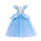 Girl Elsa Anna Dress Princess Costume Snow Queen Dress Baby Halloween Ariel Carnival Clothes Kids Cosplay Clothes Party Clothing SHOPEZRA L.L.C.