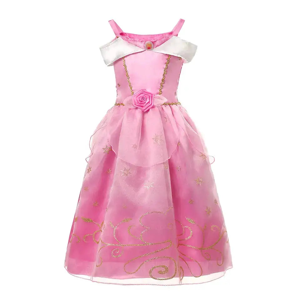 Girl Elsa Anna Dress Princess Costume Snow Queen Dress Baby Halloween Ariel Carnival Clothes Kids Cosplay Clothes Party Clothing by Dropshipman