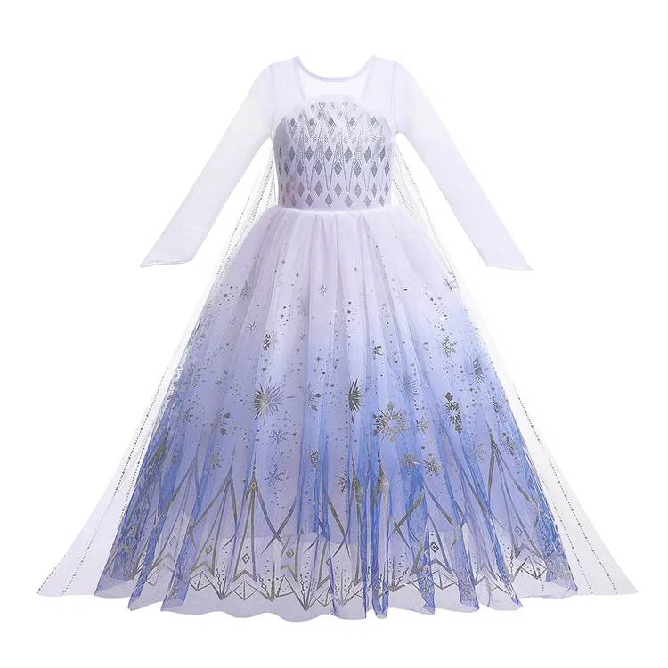 Girl Elsa Anna Dress Princess Costume Snow Queen Dress Baby Halloween Ariel Carnival Clothes Kids Cosplay Clothes Party Clothing SHOPEZRA L.L.C.