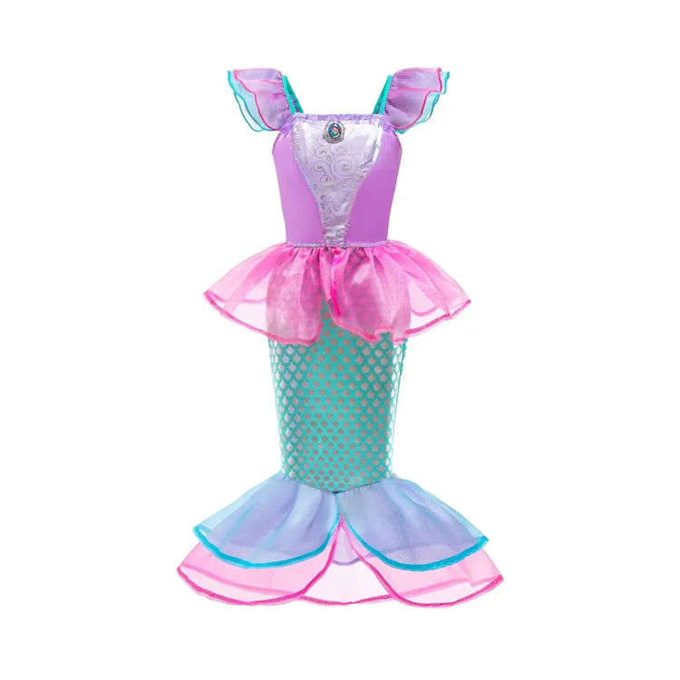 Girl Elsa Anna Dress Princess Costume Snow Queen Dress Baby Halloween Ariel Carnival Clothes Kids Cosplay Clothes Party Clothing SHOPEZRA L.L.C.
