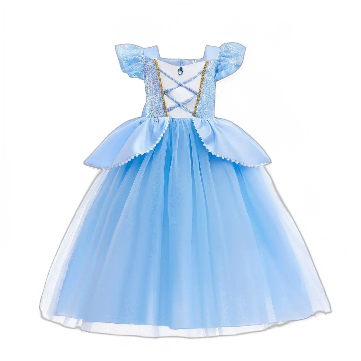 Girl Elsa Anna Dress Princess Costume Snow Queen Dress Baby Halloween Ariel Carnival Clothes Kids Cosplay Clothes Party Clothing by Dropshipman