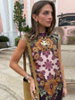 Fashion Tassel Patchwork Floral Printed Dresses Elegant Sleeveless Female Irregular Dresses 2026 Summer Lady Beach Party Robes SHOPEZRA L.L.C.