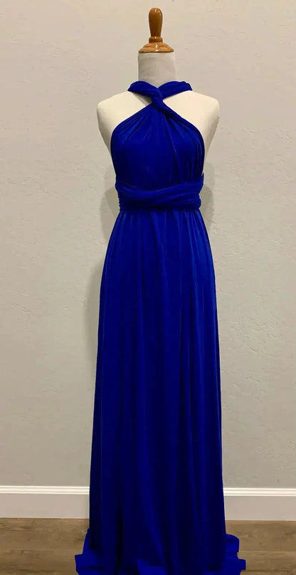 Bridesmaid Dress, Olive Green Maxi Bridesmaid Dress, Bridal Party Convertible Dress, Multiway Infinity Dress, Custom Dress by Dropshipman