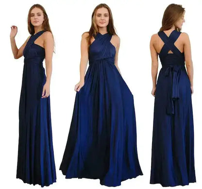 Bridesmaid Dress, Olive Green Maxi Bridesmaid Dress, Bridal Party Convertible Dress, Multiway Infinity Dress, Custom Dress by Dropshipman