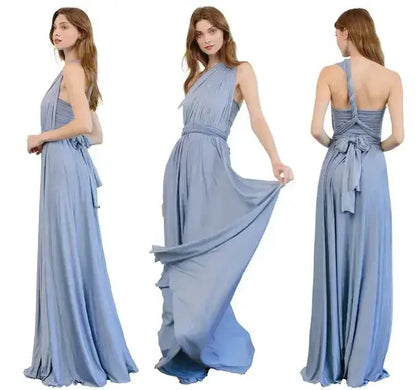 Bridesmaid Dress, Olive Green Maxi Bridesmaid Dress, Bridal Party Convertible Dress, Multiway Infinity Dress, Custom Dress by Dropshipman