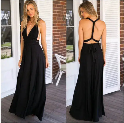 Bridesmaid Dress, Olive Green Maxi Bridesmaid Dress, Bridal Party Convertible Dress, Multiway Infinity Dress, Custom Dress by Dropshipman