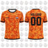 Netherlands Flag Print Football Jersey Family Style Adult Casual Outdoor Support Gift Breathable Short Sleeved Sports Jersey Top by Dropshipman