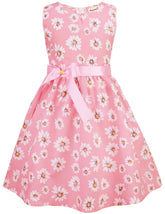 Princess infant girls dress by Shopezra L.L.C., size 100, featuring a cute pink design with floral details for children aged 3 years.