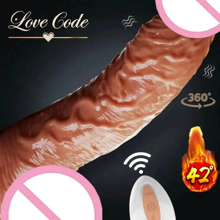 Realistic Dildo Vibration Toys Telescopic Penis Dick Penetration Anal Adult Sex Toys For Women Anal Vibration Sexmachine Dildos by Dropshipman