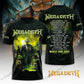 Mens T Shirt Rock Megadeth Band 3D Print T-shirt Men Fashion Short Sleeve Tops Tees Kids Clothing Punk Hip Hop Harajuku Tops SHOPEZRA L.L.C.