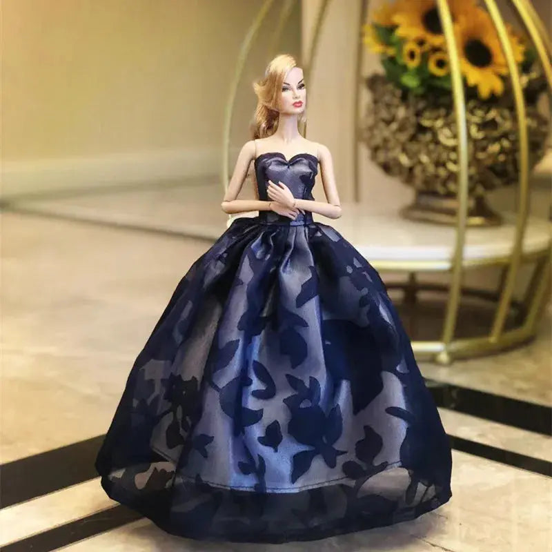 Handmade Doll Clothes Dress Gown 30cm Doll Dress Up Wedding Dress Fashion High-grade Evening Dress For 11.5 Inch Doll&body 1/6 SHOPEZRA L.L.C.