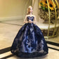Handmade Doll Clothes Dress Gown 30cm Doll Dress Up Wedding Dress Fashion High-grade Evening Dress For 11.5 Inch Doll&body 1/6 SHOPEZRA L.L.C.