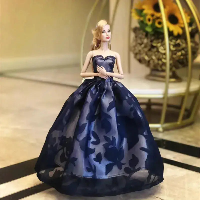 Handmade Doll Clothes Dress Gown 30cm Doll Dress Up Wedding Dress Fashion High-grade Evening Dress For 11.5 Inch Doll&amp;body 1/6 by Dropshipman