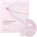 Collagen facial mask for hydration in pink gel form, enhancing skin moisture and youthful glow.