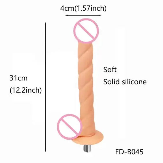Lifelike Dildo Attachment for Sex Machine with 3 XLR Connector G Spot Sex Toys for Women Masturbation by Dropshipman