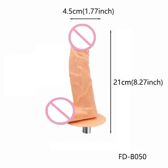 Lifelike Dildo Attachment for Sex Machine with 3 XLR Connector G Spot Sex Toys for Women Masturbation by Dropshipman