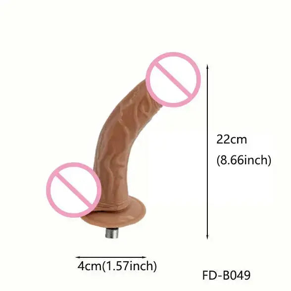 Lifelike Dildo Attachment for Sex Machine with 3 XLR Connector G Spot Sex Toys for Women Masturbation by Dropshipman
