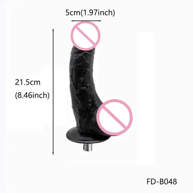 Lifelike Dildo Attachment for Sex Machine with 3 XLR Connector G Spot Sex Toys for Women Masturbation by Dropshipman