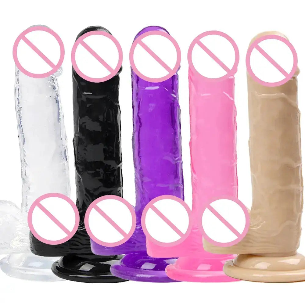 Huge Dildo Erotic Soft Anal Butt Plug Realistic Penis Strong Suction Cup Dick Toy for Adult G-spot Orgasm Sex Toys for Woman by Dropshipman