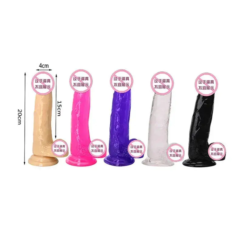 Huge Dildo Erotic Soft Anal Butt Plug Realistic Penis Strong Suction Cup Dick Toy for Adult G-spot Orgasm Sex Toys for Woman by Dropshipman