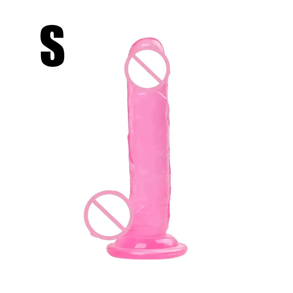 Huge Dildo Erotic Soft Anal Butt Plug Realistic Penis Strong Suction Cup Dick Toy for Adult G-spot Orgasm Sex Toys for Woman by Dropshipman